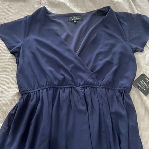 Lulu’s Navy Blue Bridesmaid or Wedding Guest Dress